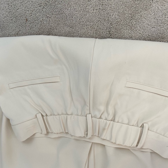 French Connection Cream Wide Leg Pants - Picture 6 of 8
